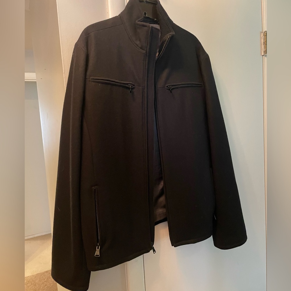 Express Zippered peacoat